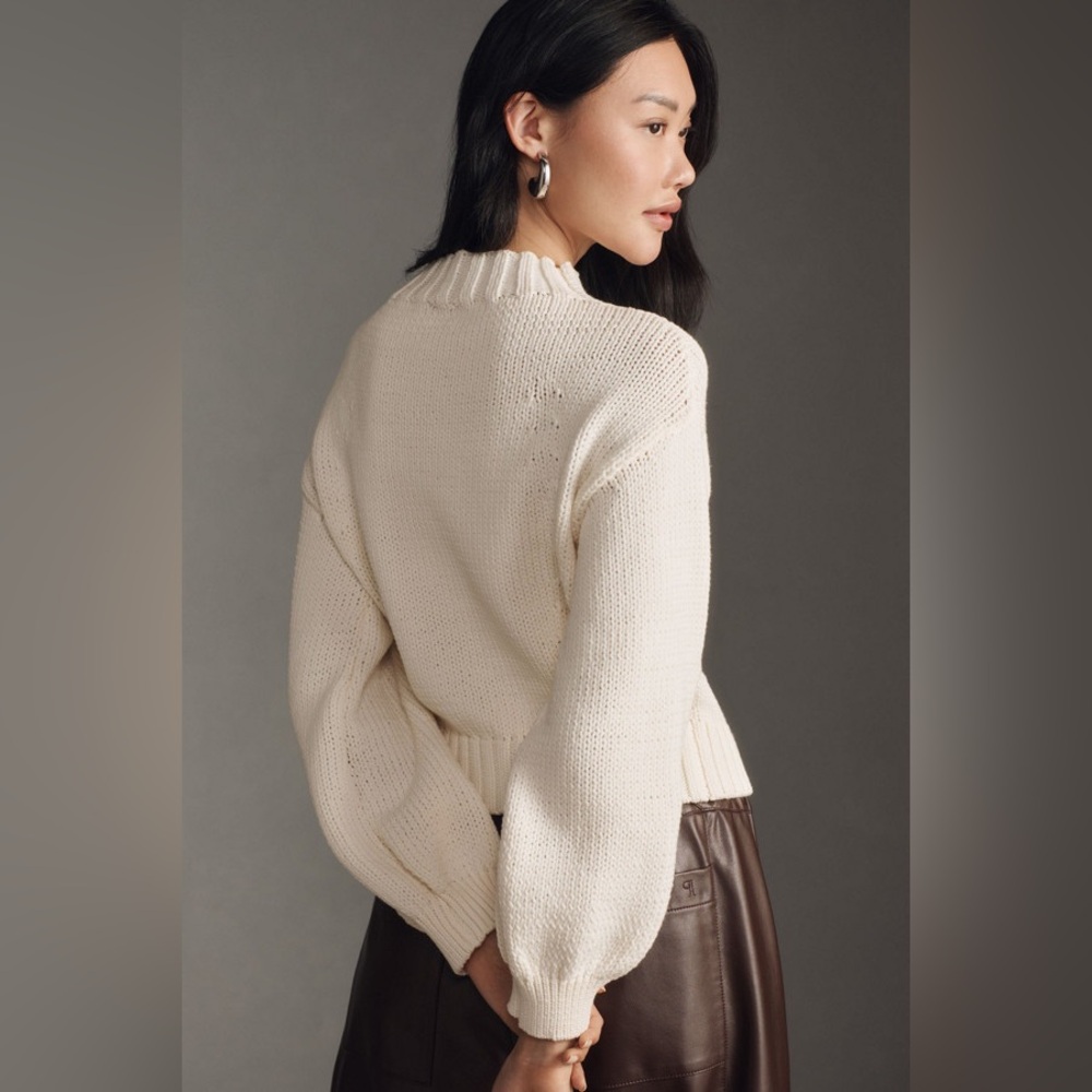 Anthropologie Pippa Mock Neck Sweater - Picture 7 of 8